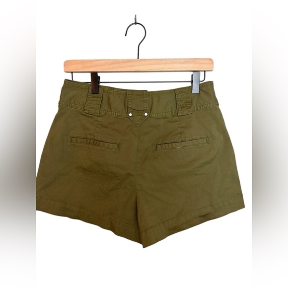 Anthropologie cargo utility shorts green 6 - Picture 4 of 5